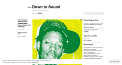 Desktop Screenshot of down2sound.wordpress.com