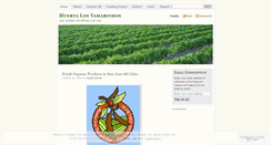 Desktop Screenshot of huertalostamarindos.wordpress.com