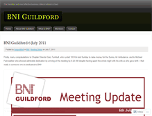 Tablet Screenshot of bniguildford.wordpress.com