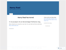 Tablet Screenshot of mannyroad.wordpress.com