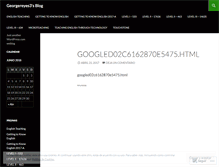 Tablet Screenshot of georgereyes3.wordpress.com