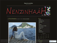 Tablet Screenshot of nenzinha.wordpress.com