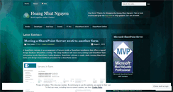 Desktop Screenshot of nhutcmos.wordpress.com