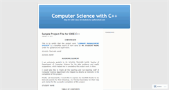 Desktop Screenshot of cppforschool.wordpress.com