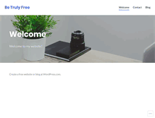 Tablet Screenshot of betrulyfree.wordpress.com