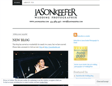 Tablet Screenshot of jasonkeefer.wordpress.com