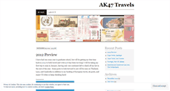 Desktop Screenshot of ak47travels.wordpress.com