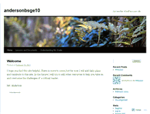 Tablet Screenshot of andersonbsge10.wordpress.com
