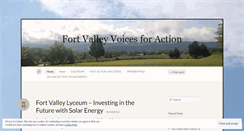 Desktop Screenshot of fortvalleyvoicesforaction.wordpress.com