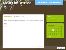 Tablet Screenshot of mssparks.wordpress.com
