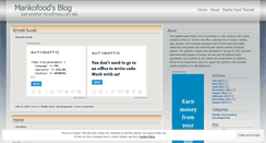 Desktop Screenshot of marikofood.wordpress.com