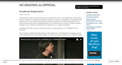 Desktop Screenshot of incubacionempresas.wordpress.com