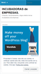 Mobile Screenshot of incubacionempresas.wordpress.com