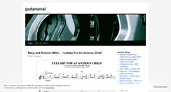 Desktop Screenshot of guitarsenal.wordpress.com