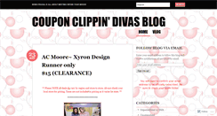 Desktop Screenshot of couponclippindivas.wordpress.com