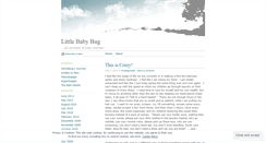 Desktop Screenshot of littlebabybug.wordpress.com