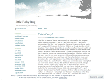 Tablet Screenshot of littlebabybug.wordpress.com