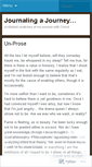 Mobile Screenshot of journalingajourney.wordpress.com