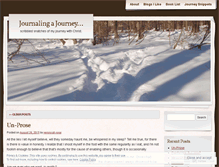 Tablet Screenshot of journalingajourney.wordpress.com
