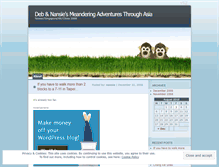 Tablet Screenshot of meanderingasia2008.wordpress.com