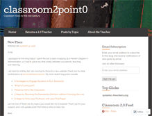 Tablet Screenshot of classroom2point0.wordpress.com