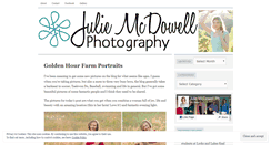 Desktop Screenshot of juliemcdowellphotography.wordpress.com