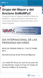 Mobile Screenshot of grupoanciano.wordpress.com