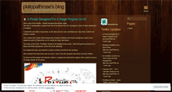 Desktop Screenshot of platopathrose.wordpress.com