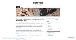 Desktop Screenshot of digitalclass.wordpress.com