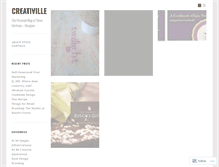 Tablet Screenshot of creativille.wordpress.com