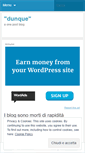 Mobile Screenshot of dunque.wordpress.com
