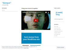 Tablet Screenshot of dunque.wordpress.com