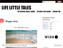 Tablet Screenshot of lifelittletales.wordpress.com