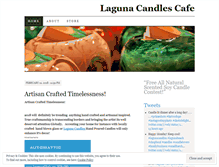 Tablet Screenshot of lagunacandles.wordpress.com