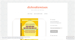 Desktop Screenshot of dichvukiemtoan.wordpress.com
