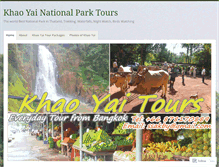 Tablet Screenshot of khaoyainationalparktours.wordpress.com