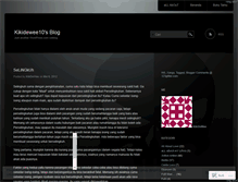 Tablet Screenshot of kikidewee10.wordpress.com