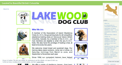 Desktop Screenshot of lakewooddogclub.wordpress.com