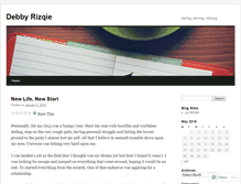 Tablet Screenshot of debbyrizqie109.wordpress.com