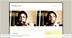 Desktop Screenshot of msmuneri.wordpress.com