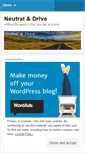 Mobile Screenshot of neutralanddrive.wordpress.com