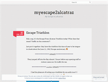 Tablet Screenshot of escape2alcatraz.wordpress.com