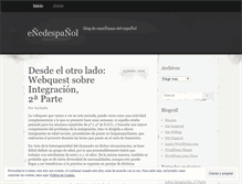 Tablet Screenshot of enedeespanol.wordpress.com