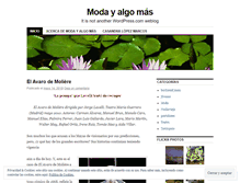 Tablet Screenshot of modayalgomas.wordpress.com