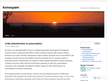 Tablet Screenshot of konospam.wordpress.com