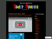 Tablet Screenshot of comedyfunhouse.wordpress.com