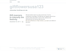 Tablet Screenshot of giftflowersusa123.wordpress.com