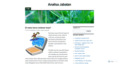 Desktop Screenshot of analisajabatan.wordpress.com