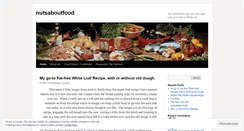 Desktop Screenshot of nutsaboutfood.wordpress.com