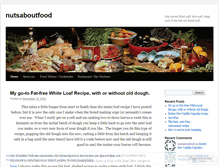 Tablet Screenshot of nutsaboutfood.wordpress.com